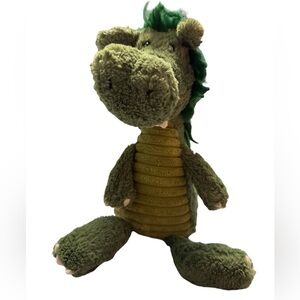 Jellycat London 14” Dudley Dragon Plush Green Furry Plush Stuffed Animal